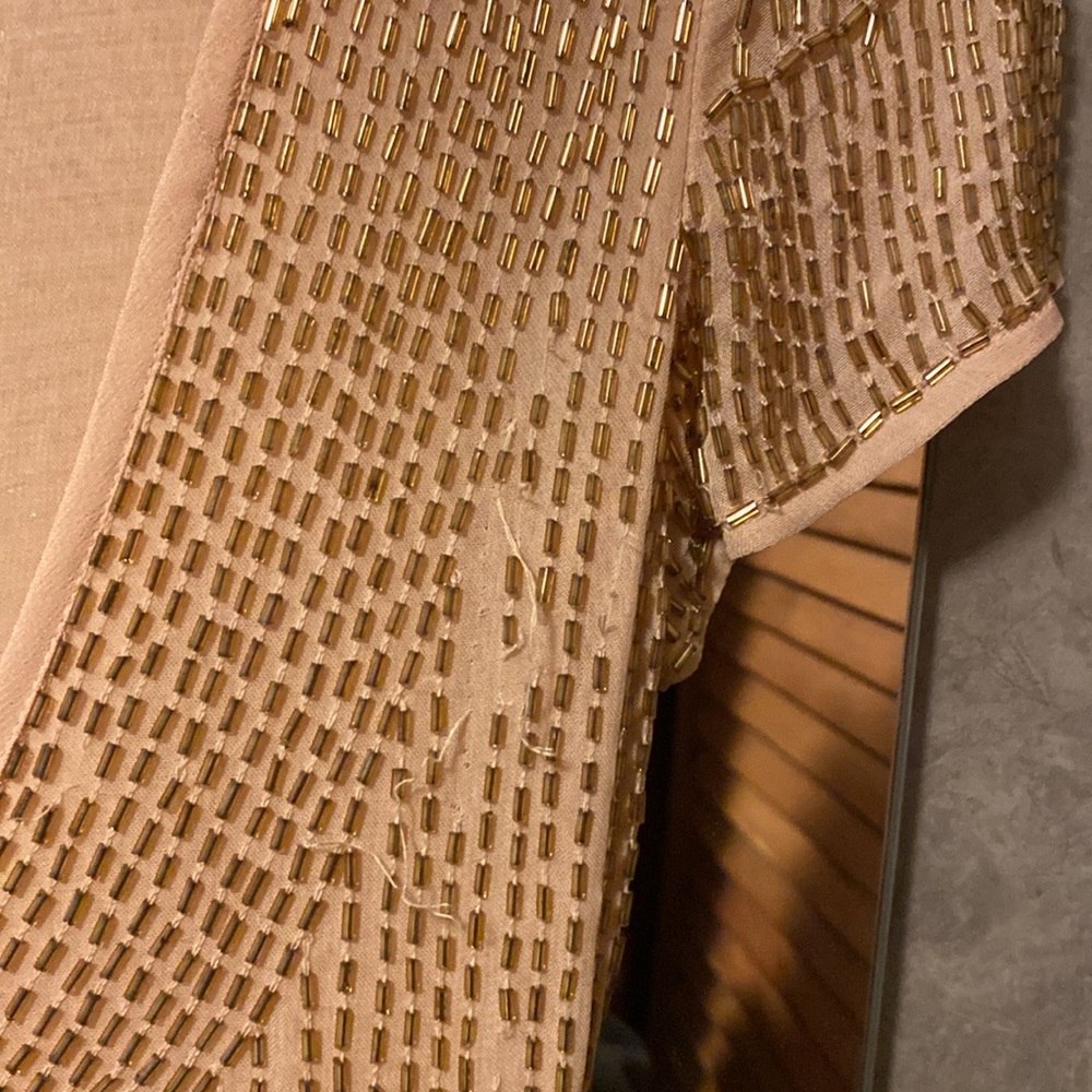 ASOS Gold Textured Dress - Picture 13 of 13